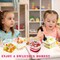 100Pcs 8oz Plastic Dessert Cups with Lids and Spoons,Disposable Parfait Cup Square Cake Containers for Party